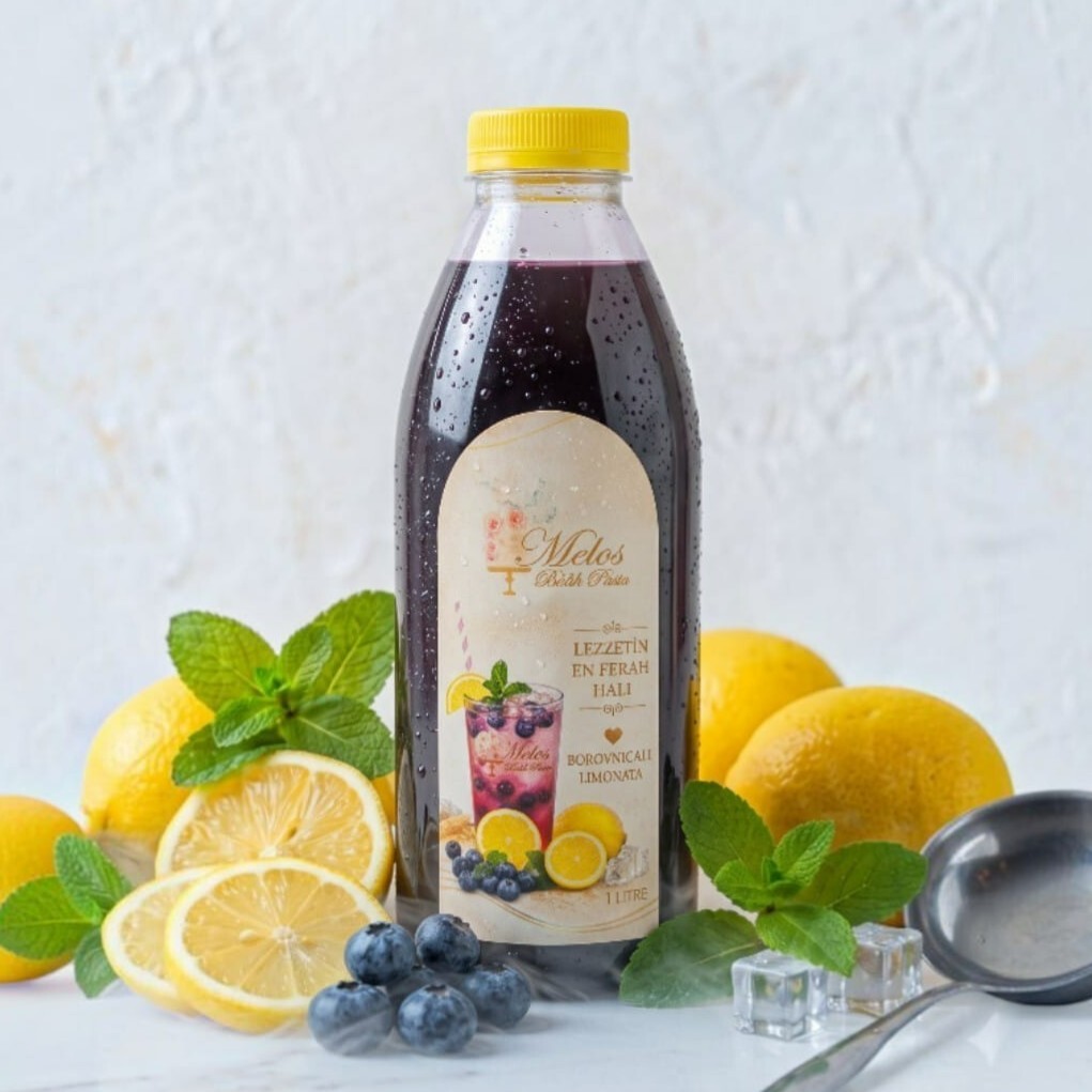 Gurme Tarif Borovnicalı Limonata - 1 Litre
