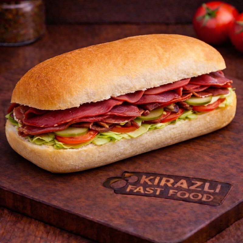 Pastırmalı Sandviç
