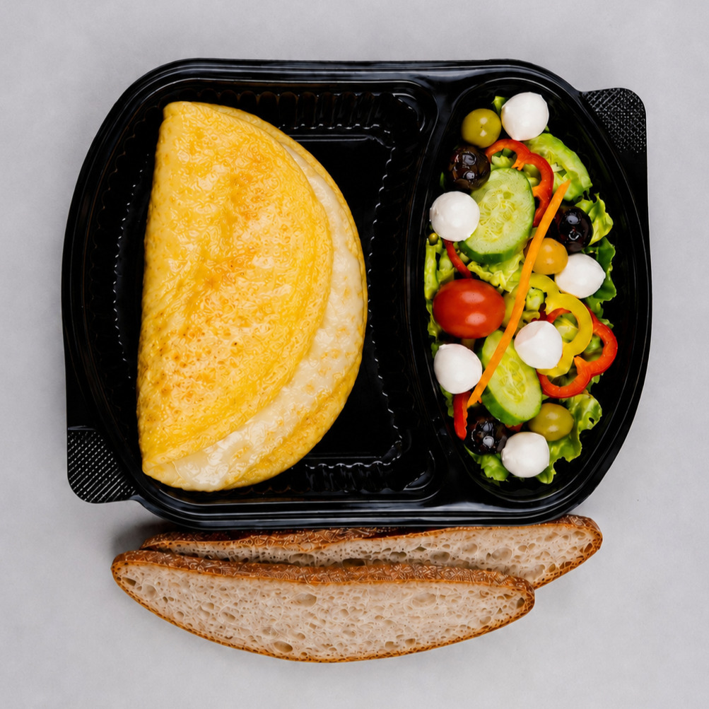 Kaşarlı Omlet Kahvaltı