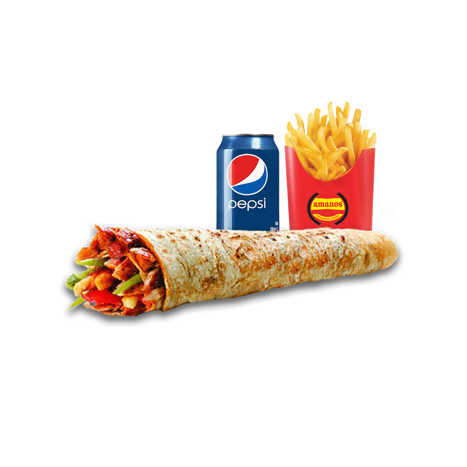 Amanos Zurna Tavuk Döner Dürüm Menü