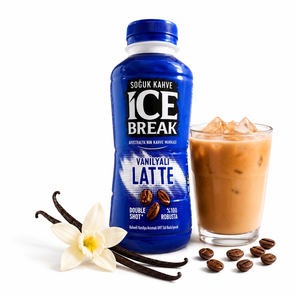 Vanilyalı Latte (Soğuk Kahve) 375 ml