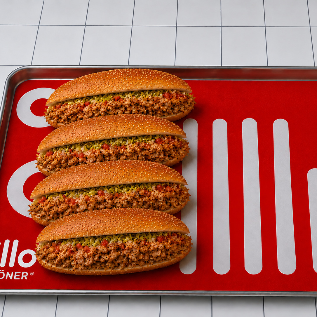 4'lü Ekmek Arası Tavuk Döner