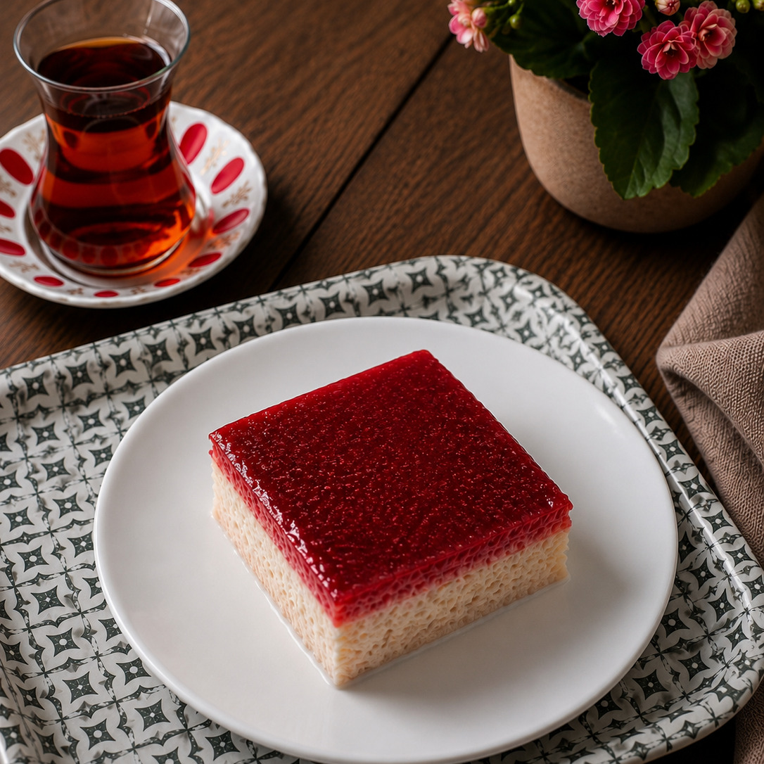 Frambuazlı Trileçe (Dilimli)
