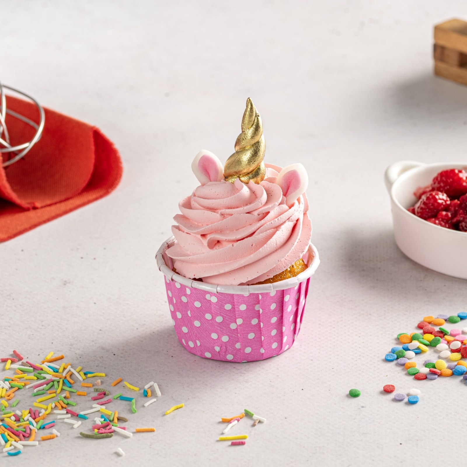 Frambuazlı Cupcake