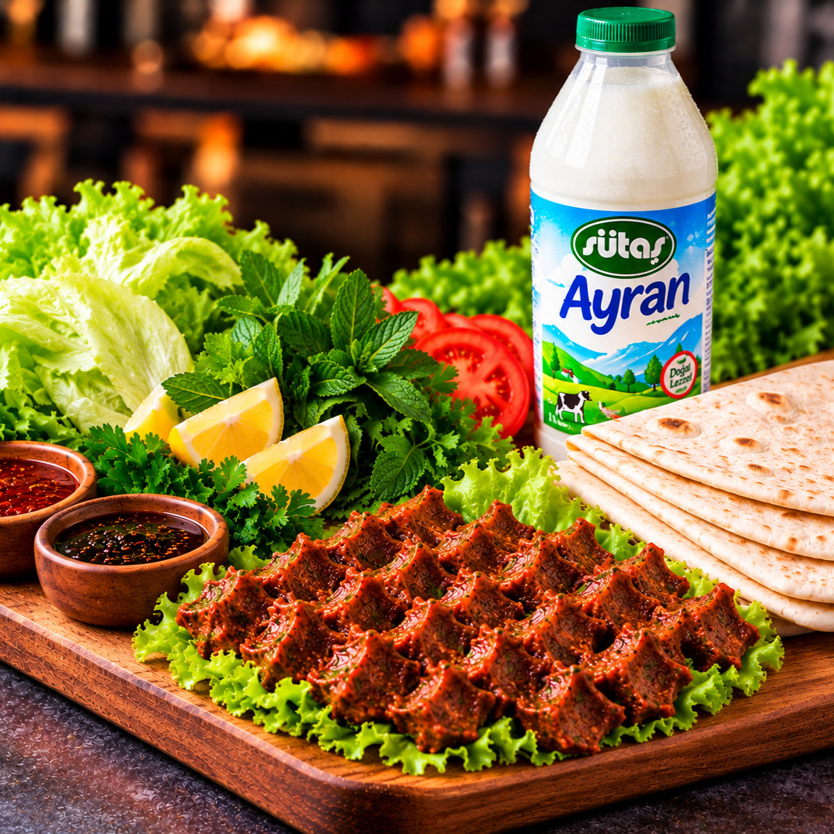 300 Gr. Porsiyon + 1 Lt. Sütaş Ayran