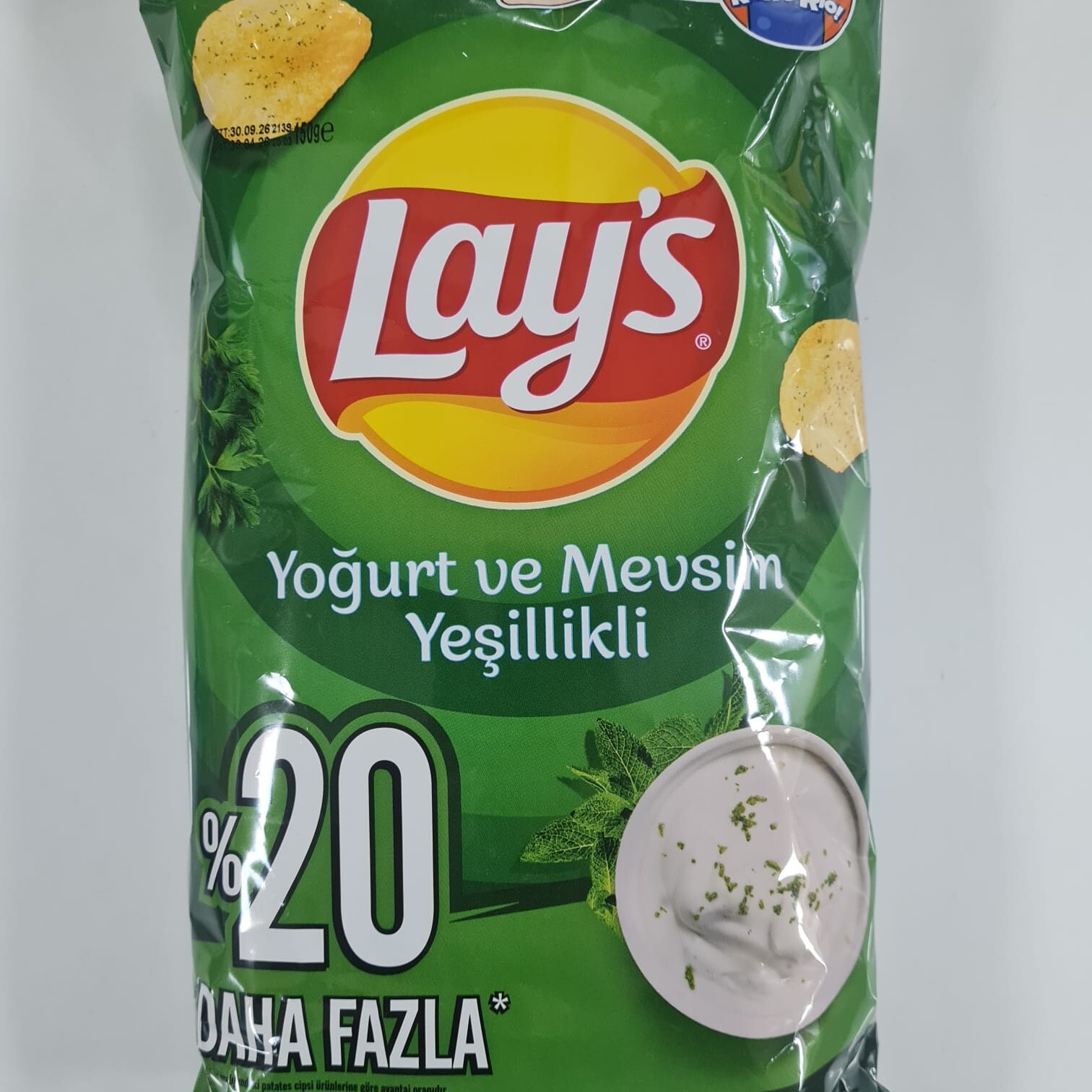 Lays Yoğurt Ve Mevsim Yeşillikli Büyük Boy