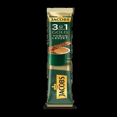 Jacobs Gold 3'ü 1 Arada Yoğun Lezzet (18 Gr)