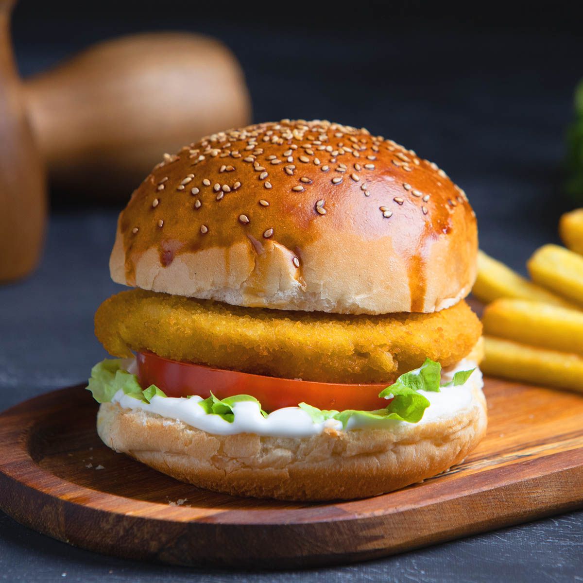 Barbekü Tavuk Burger