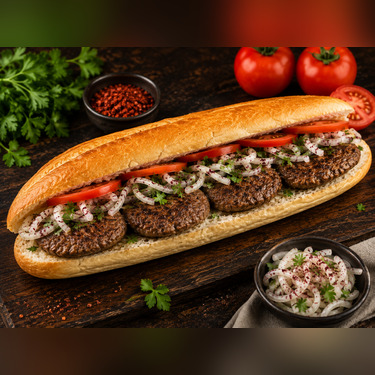 Sivas köftesi ekmek arası
