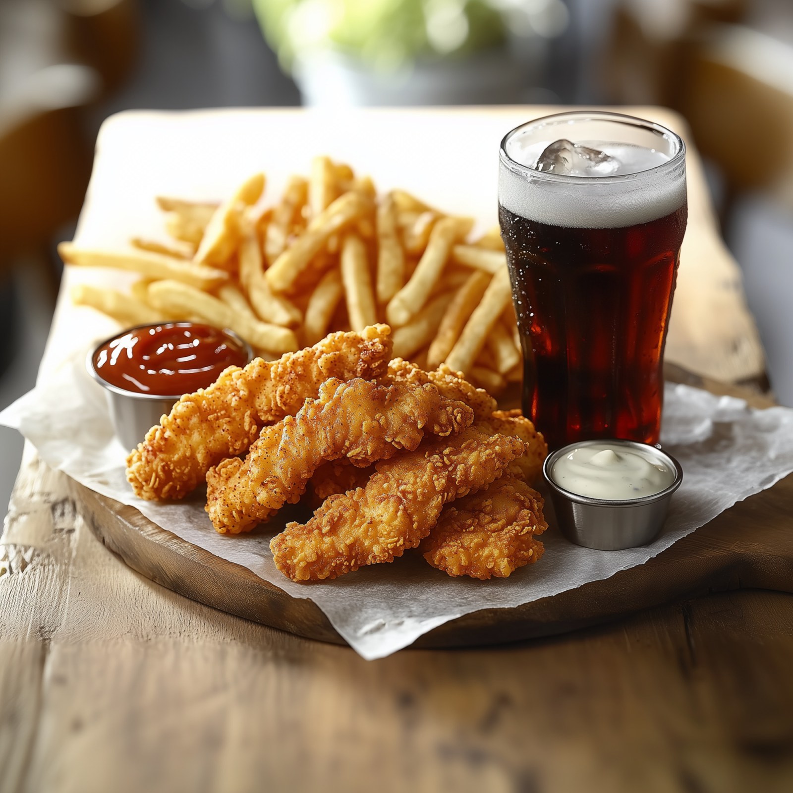 Cajun Sepeti (500gr.) +Coca Cola