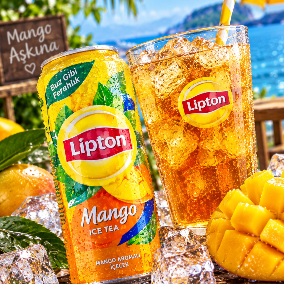 Lipton Ice Tea Mango ( 330 Ml )