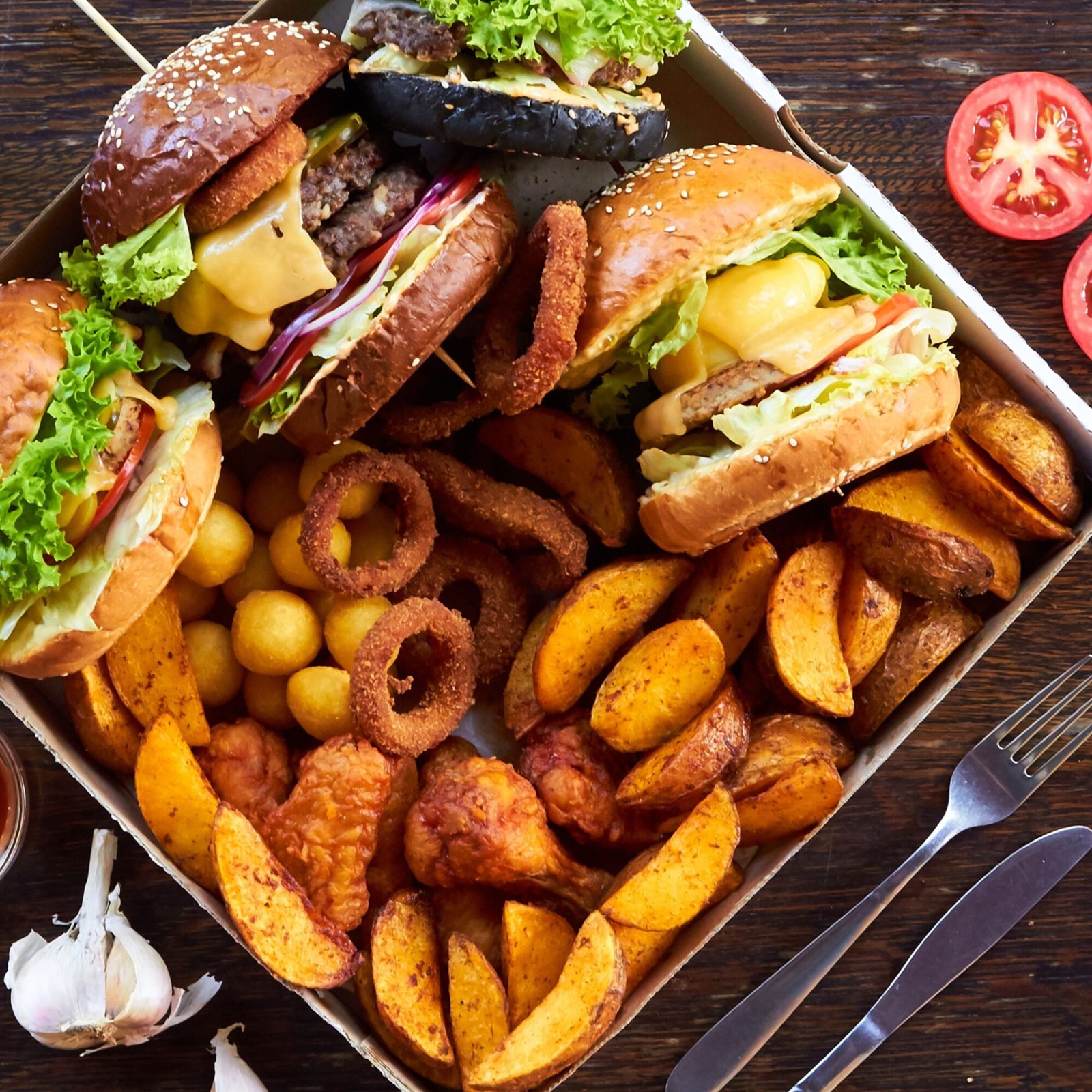 Q Hamburger Box