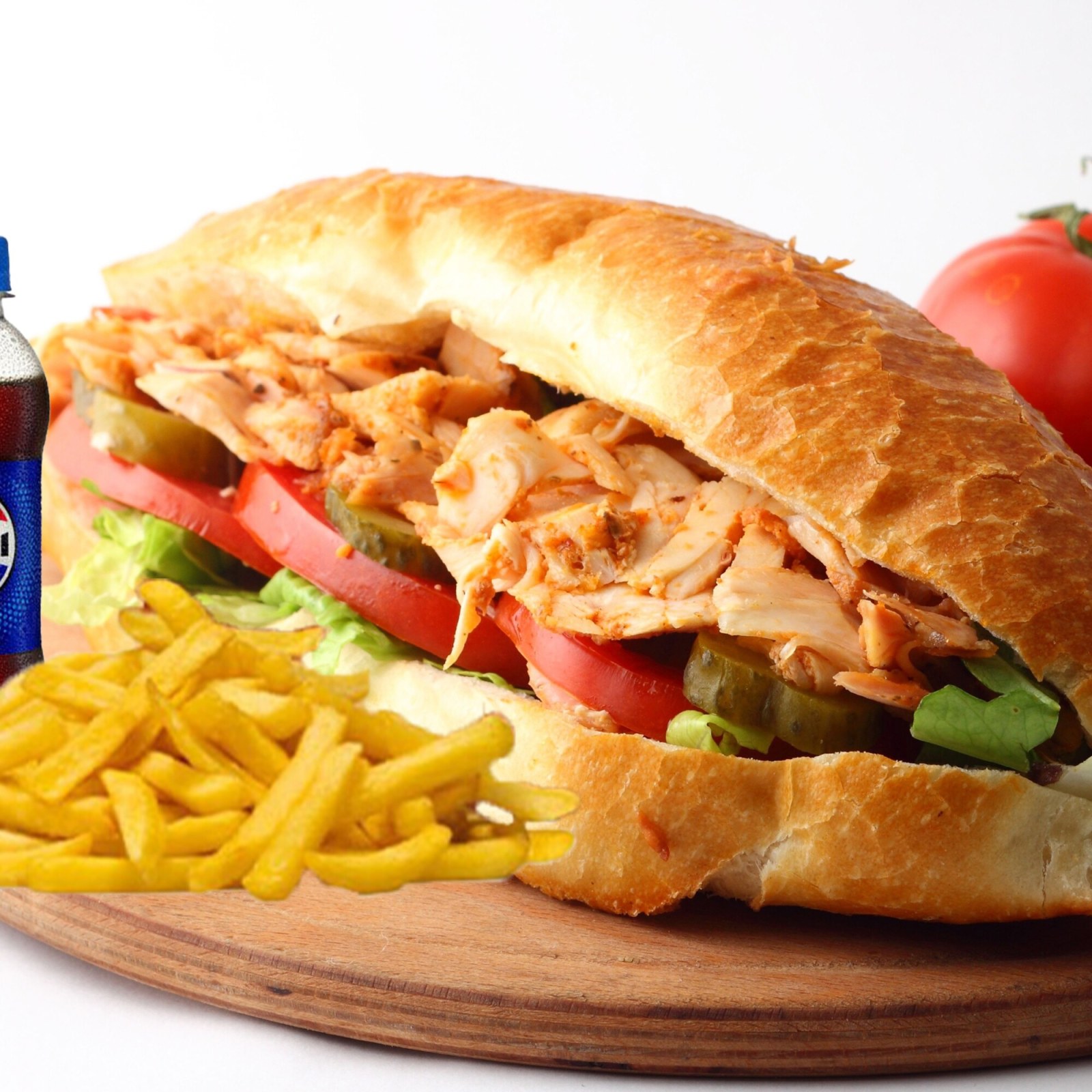 Dönerli Sandviç Gurme Tavuk Döner Menü