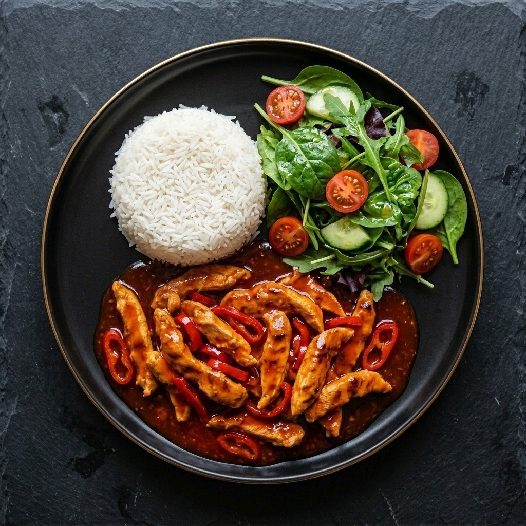 Sriracha Soslu Tavuk