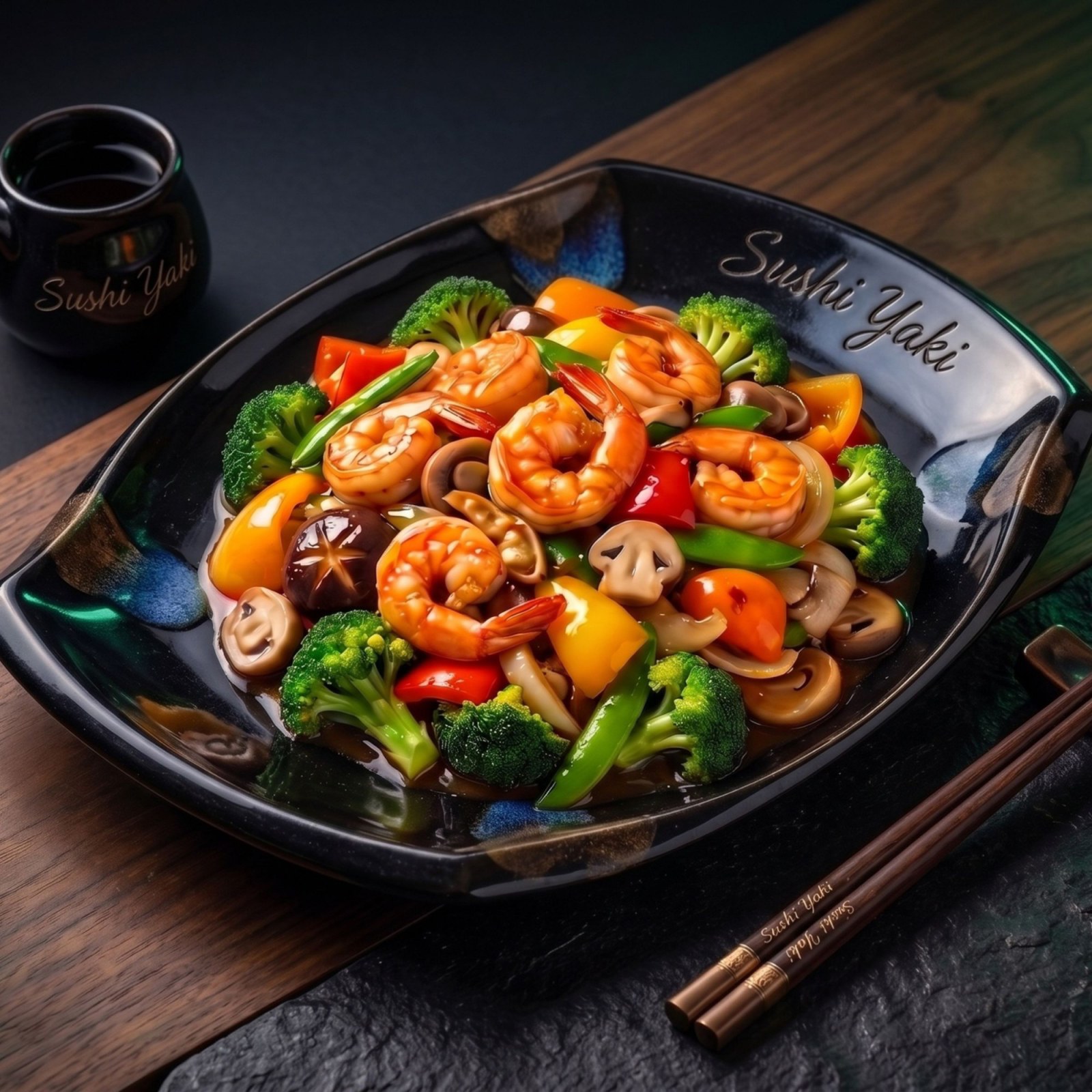 77- Sichuan Usulü Acılı Jumbo Karides (7 Pcs.)
