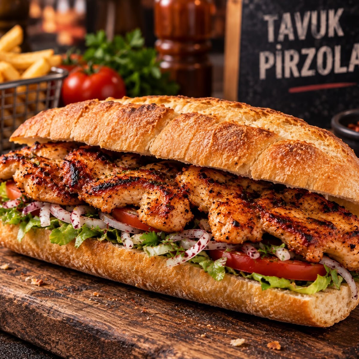 Ekmek Arası Tavuk Pirzola