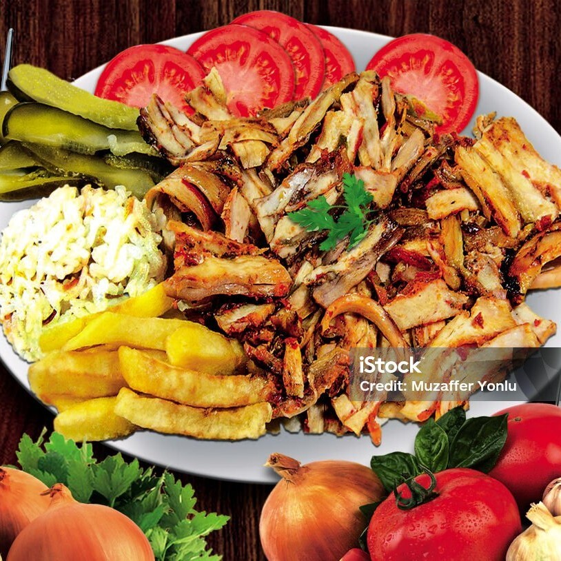 Pilav Üstü Tavuk Döner+ayran