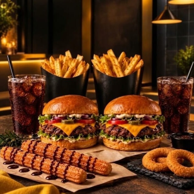 Süper İkili Chicken Burger Menü 2