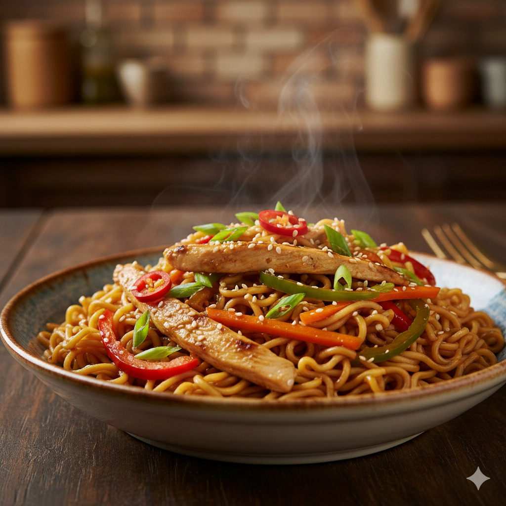 Tavuklu Noodle