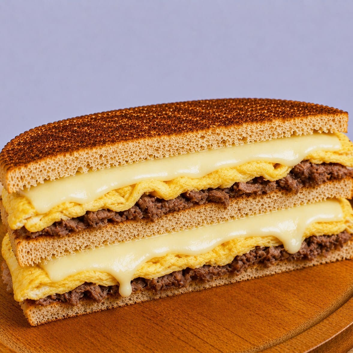 Yumurtalı & Kavurmalı & Kaşarlı Tost