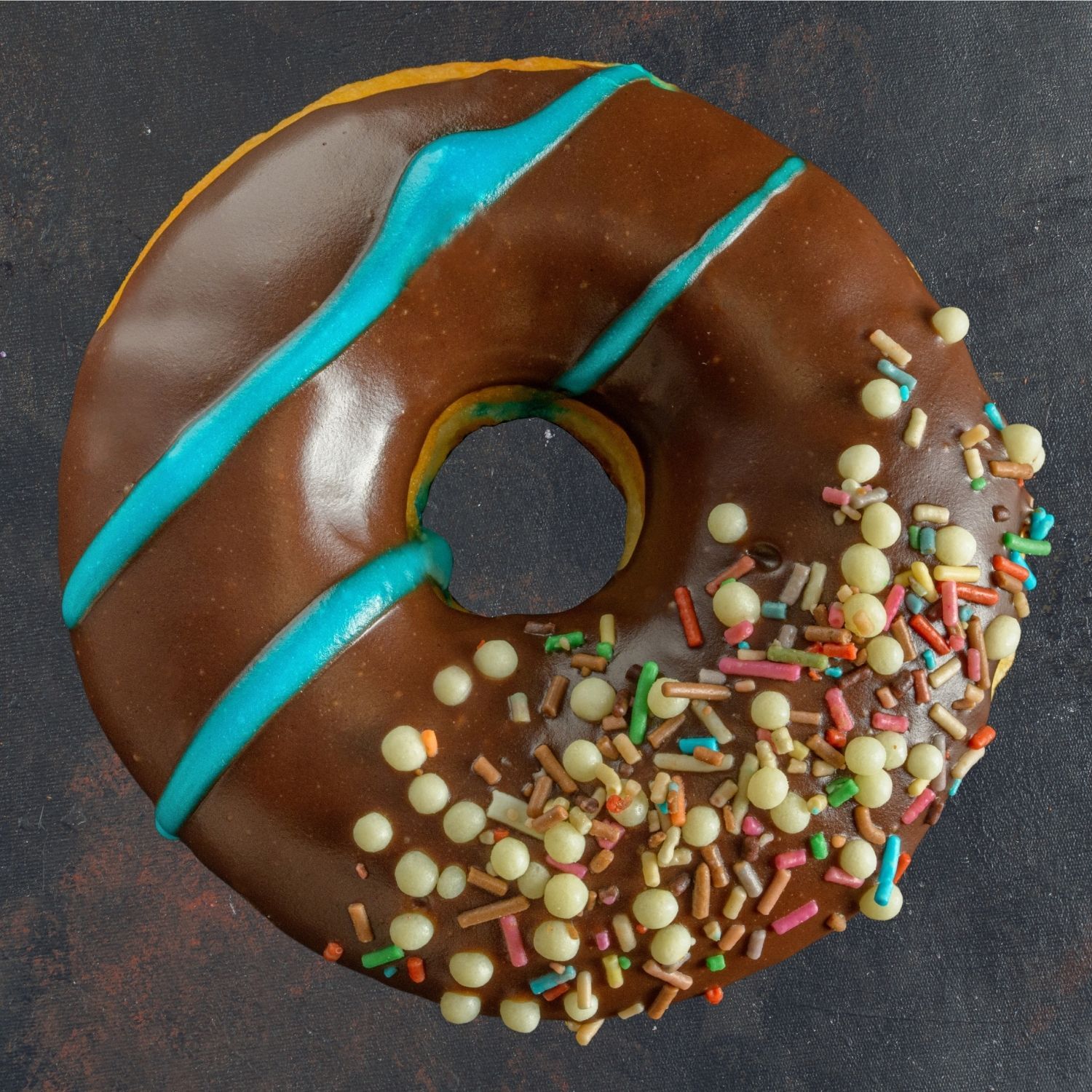 Çikolatalı Halka Donut