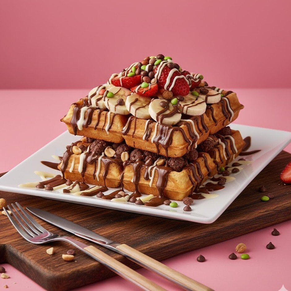 Double Waffle (DİLİMLİ HAMUR)