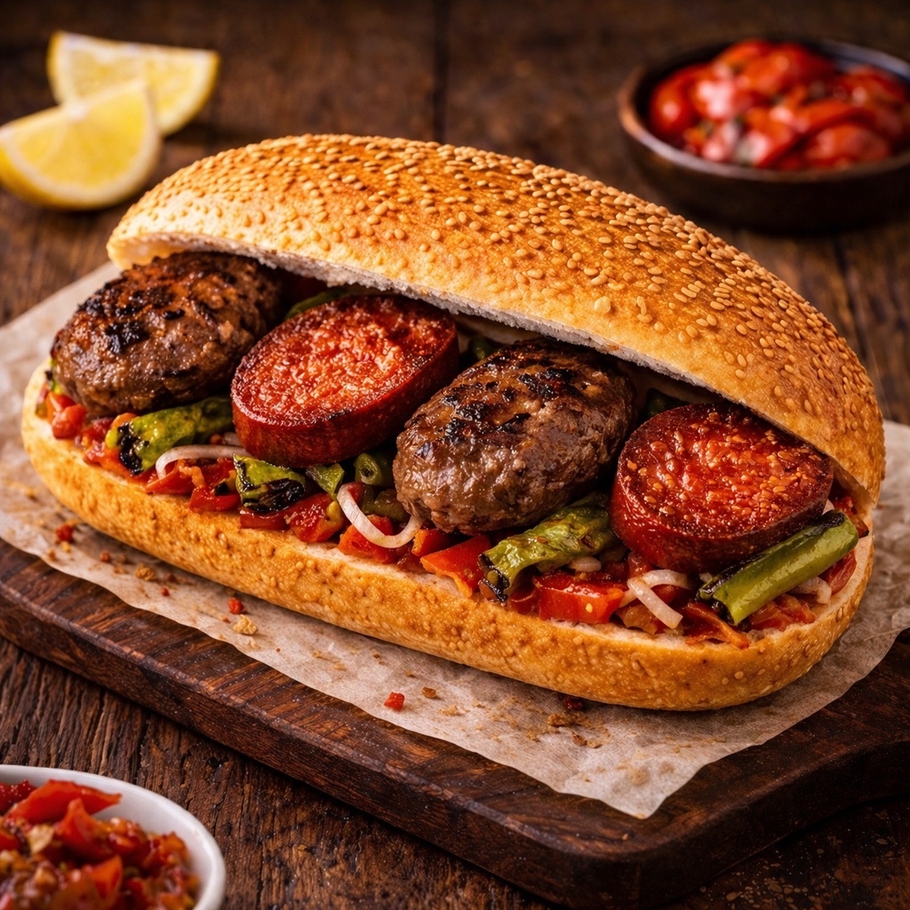 Yarım Ekmek Special Köfte Sucuk