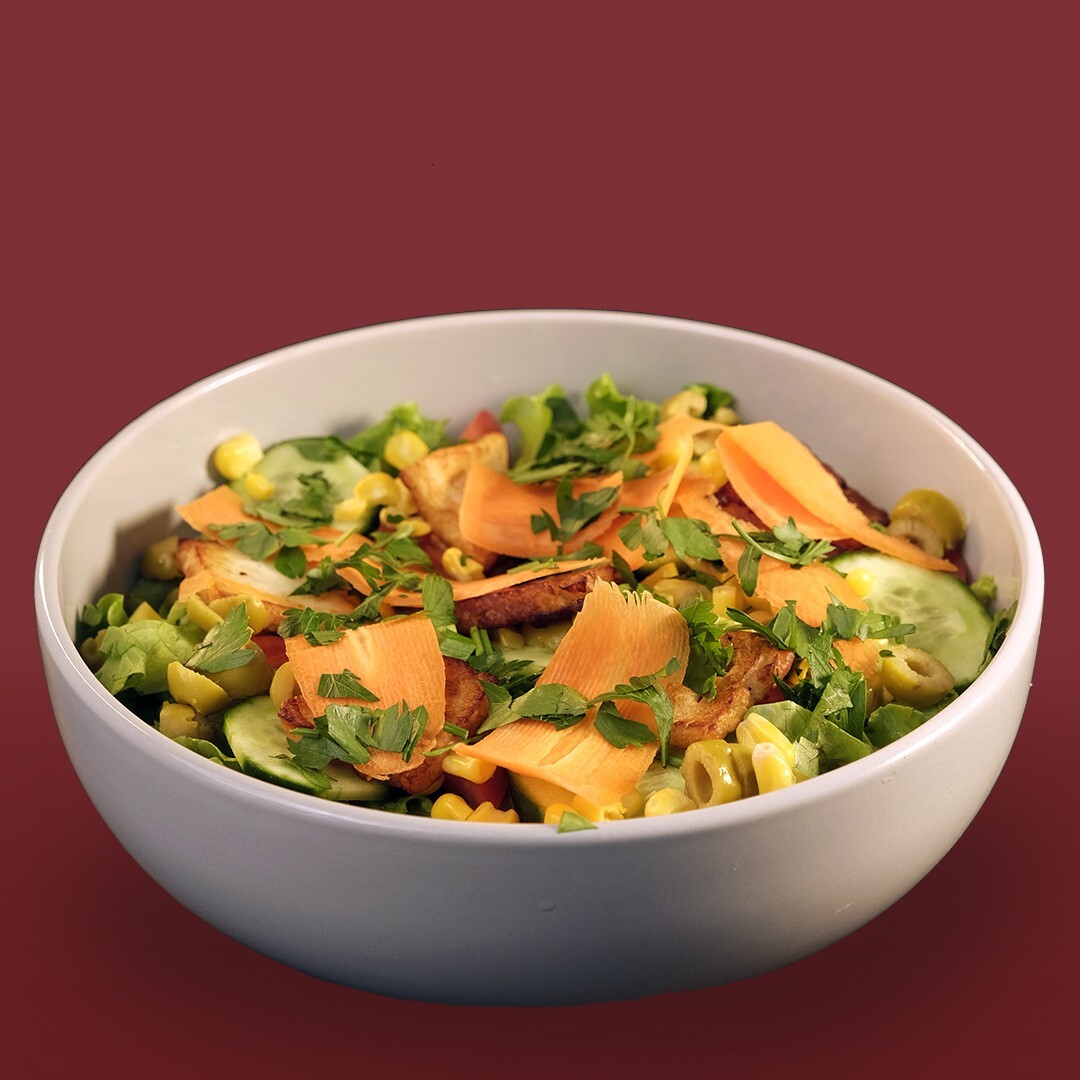 Tavuklu Hellimli Salata