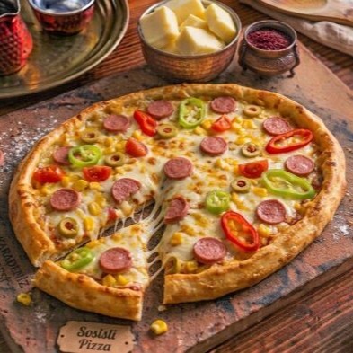 Sosisli Pizza