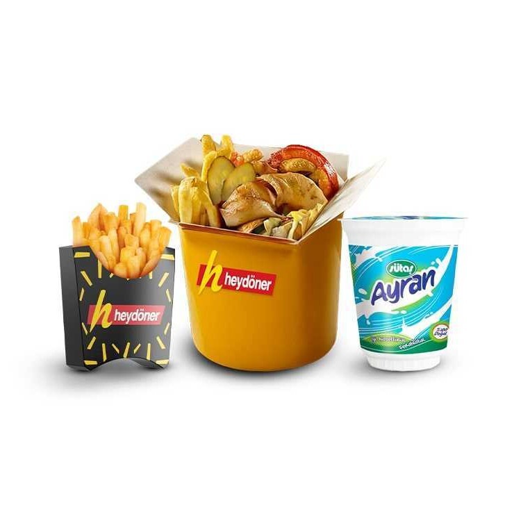Döner Box Combo Menü ( Tavuk Dönerden)
