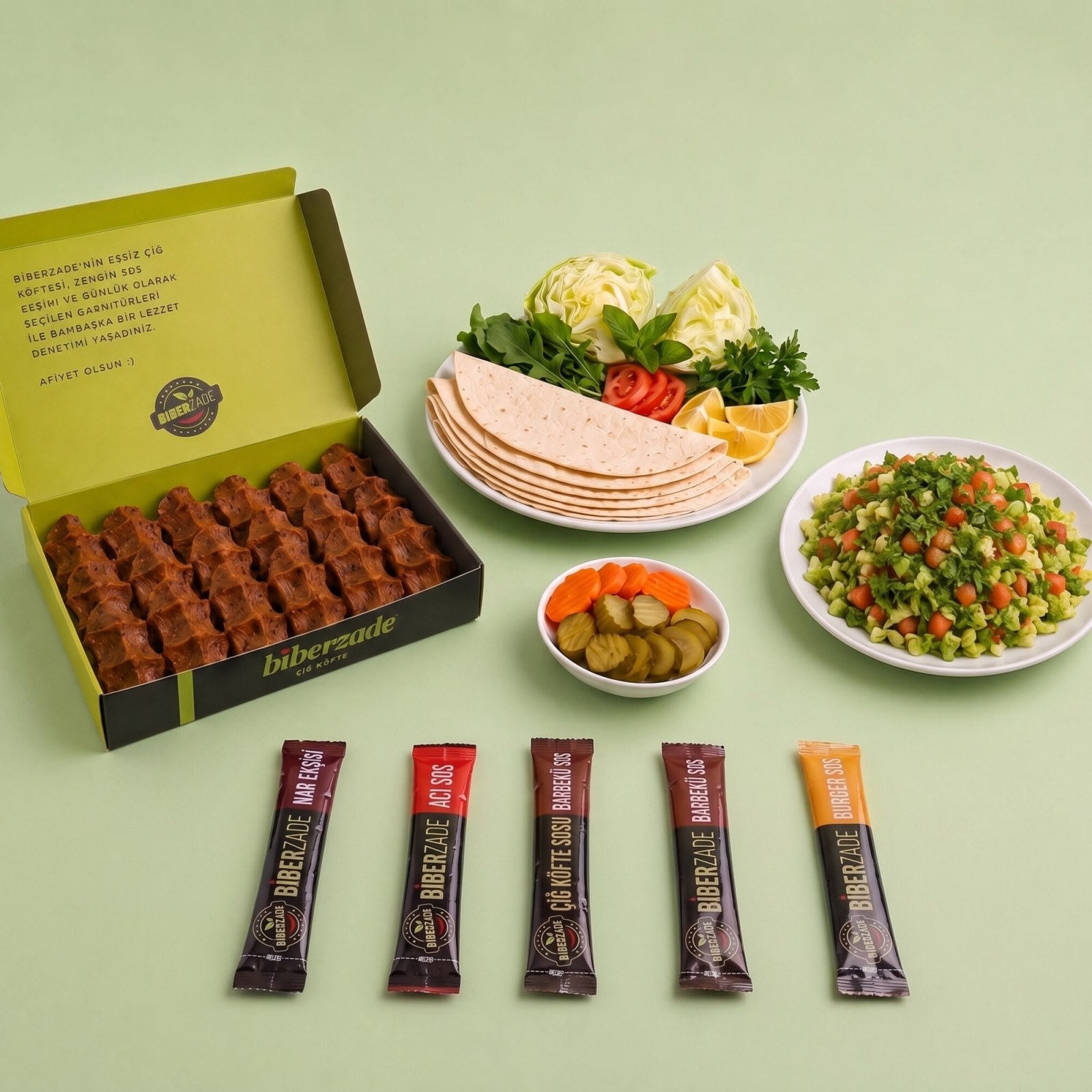 Çiğ Köfte Porsiyon (600 Gr.)