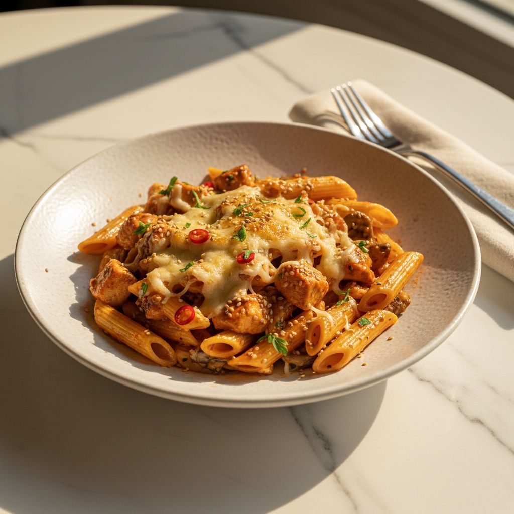 Chili Soslu Tavuklu Penne