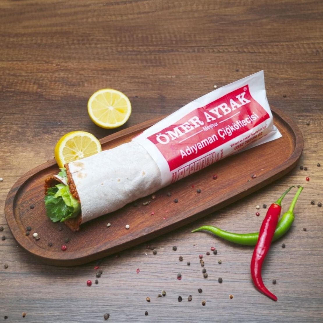 Çiğ Köfte Dürüm (80 gr.) +coca cola