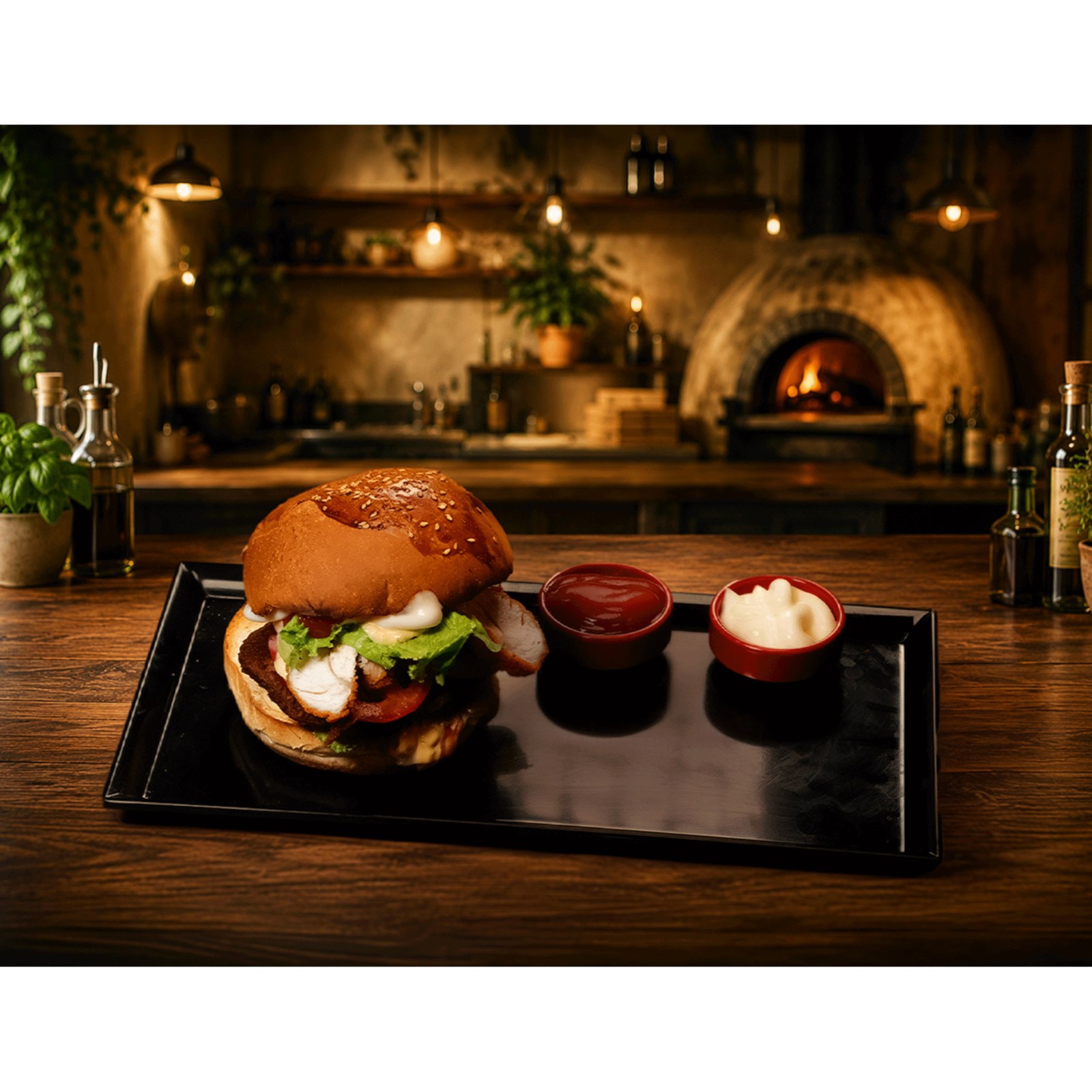 Çıtır Tavuk Burger