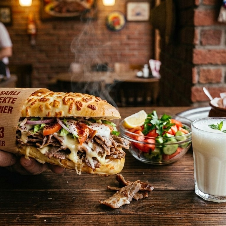 Kaşarlı Döner Menü