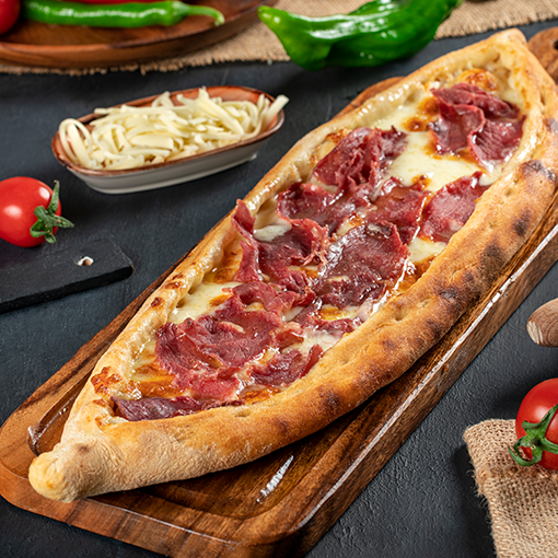 Pastırmalı Kaşarlı Pide