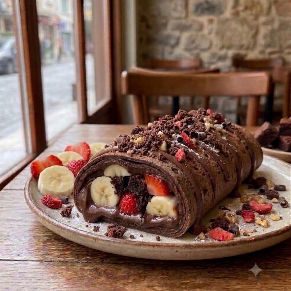 Brownie Krep Roll