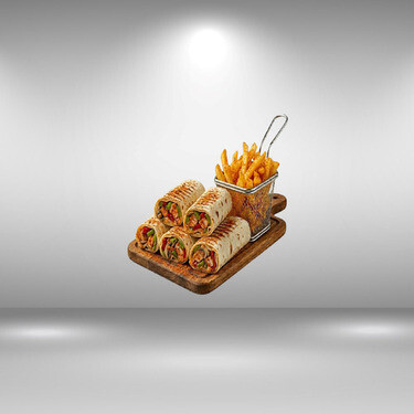 Biberli Mantarlı Tavuk Wrap (Özel Baharatlı)
