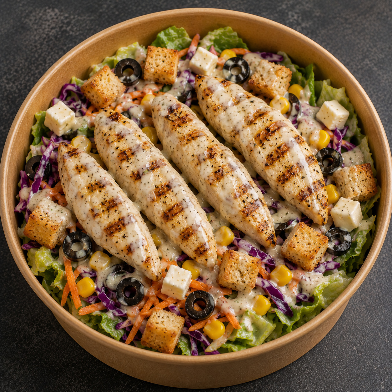 Izgara Tavuk Salata