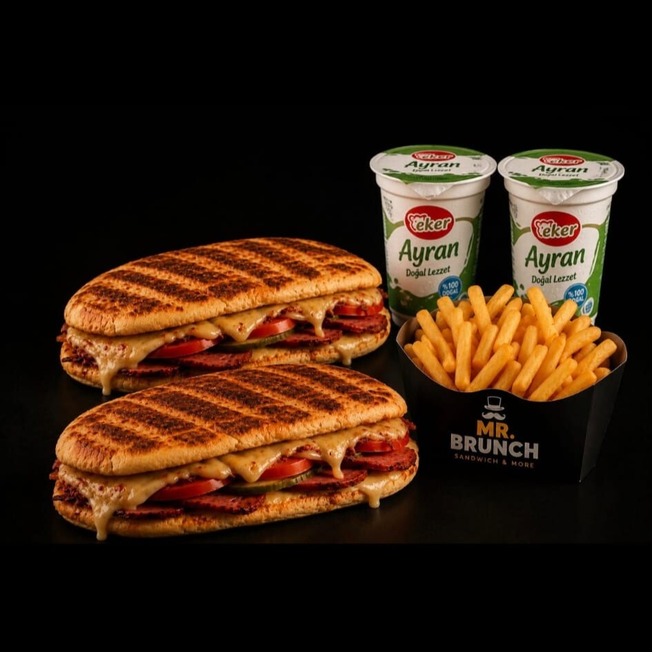 2'li Bazlama Tost Menü