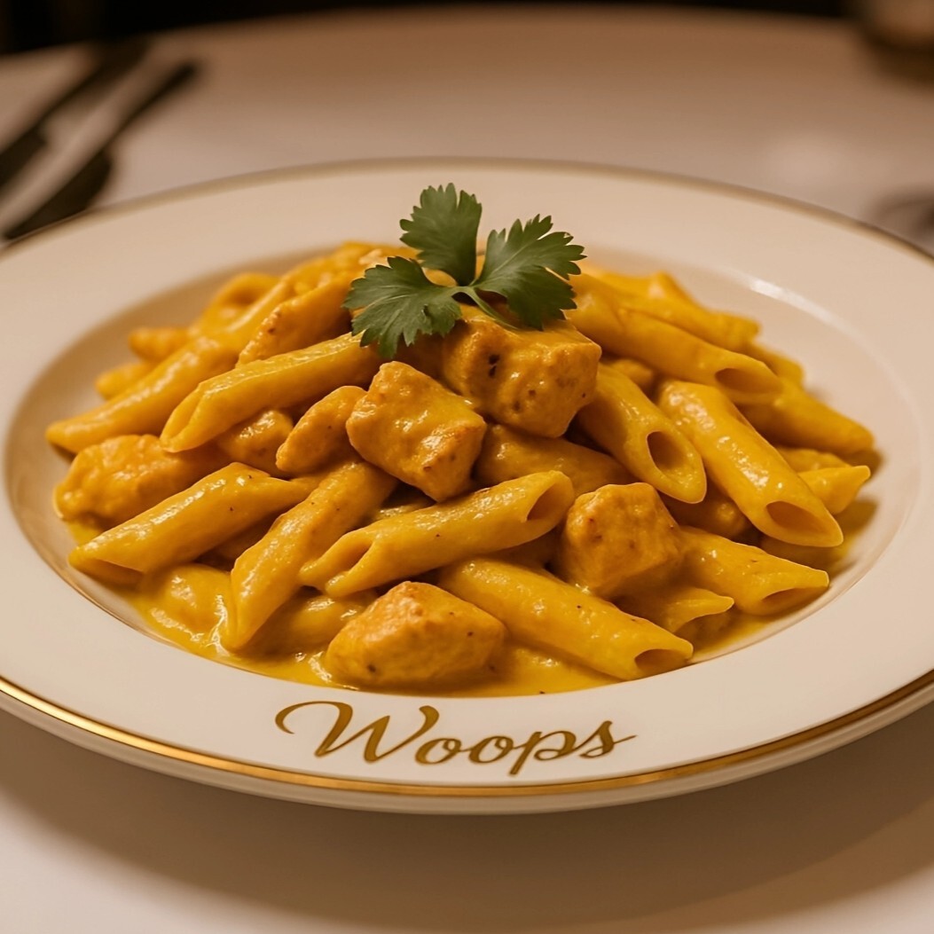 Körili Kremalı Tavuklu Penne