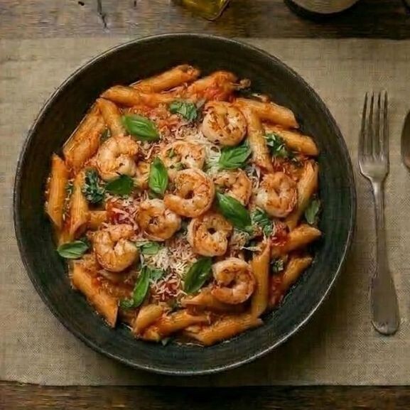 Karidesli Penne Arrabbiata