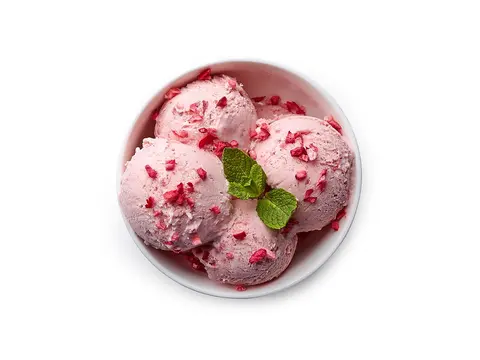 Çilekli Dondurma (500 gr.)