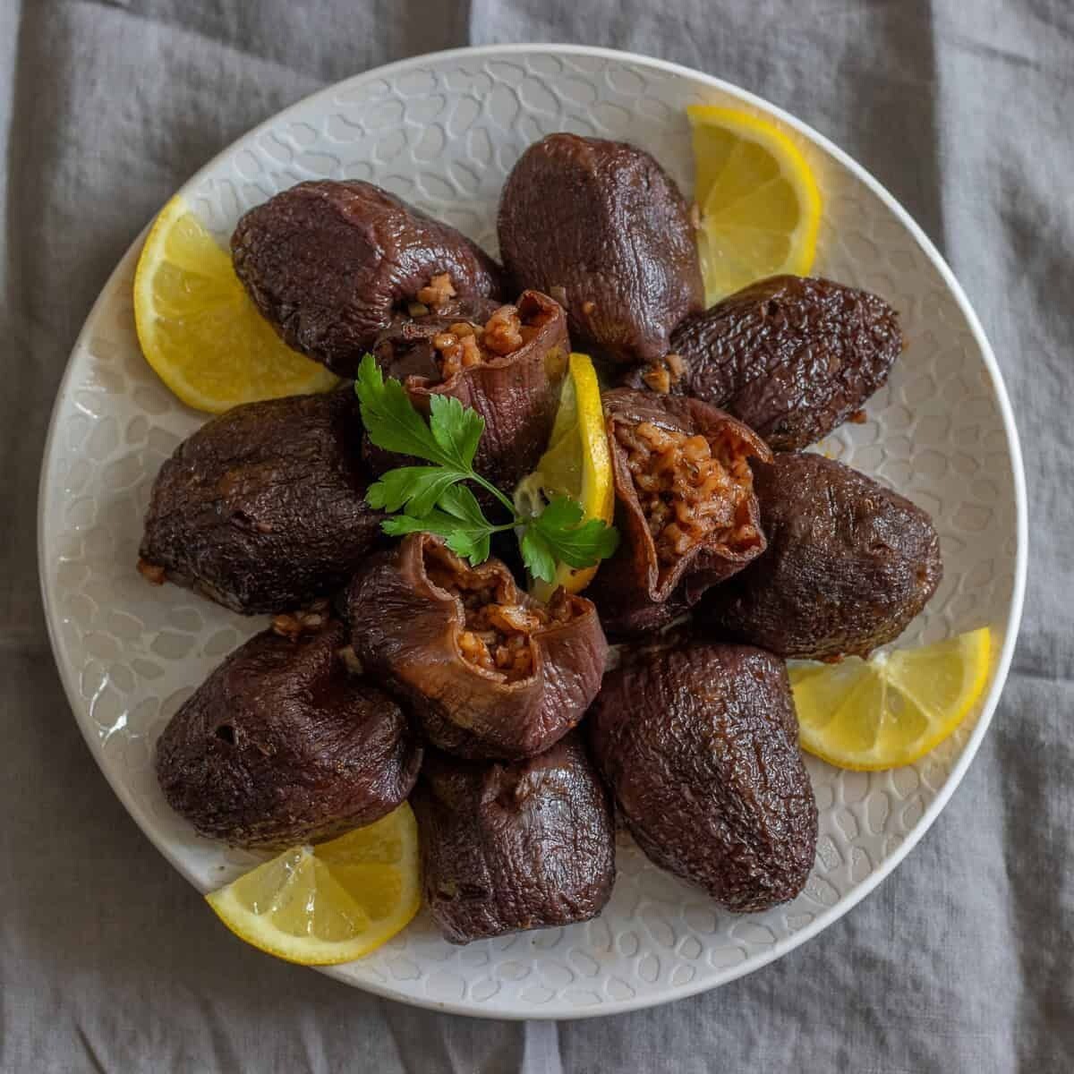 Kuru patlıcan dolma 500 gr