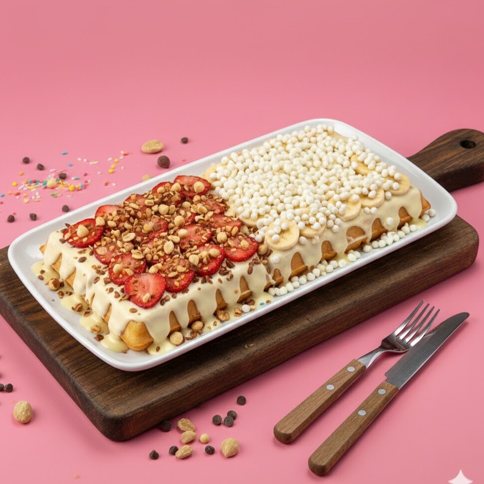 Beyaz Düş Waffle (İki Kişilik)