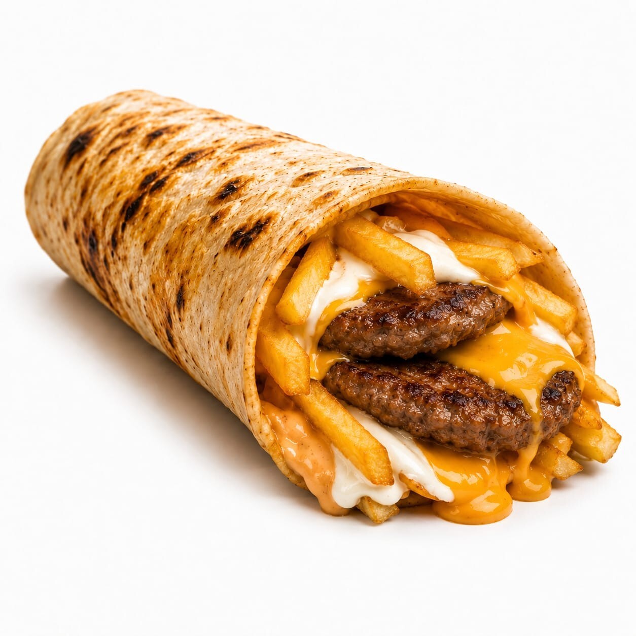 Cheddarlı Izgara Köfte Dürüm