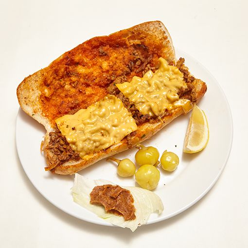 Cheddarlı Somun Ekmek Arası Et Tantuni