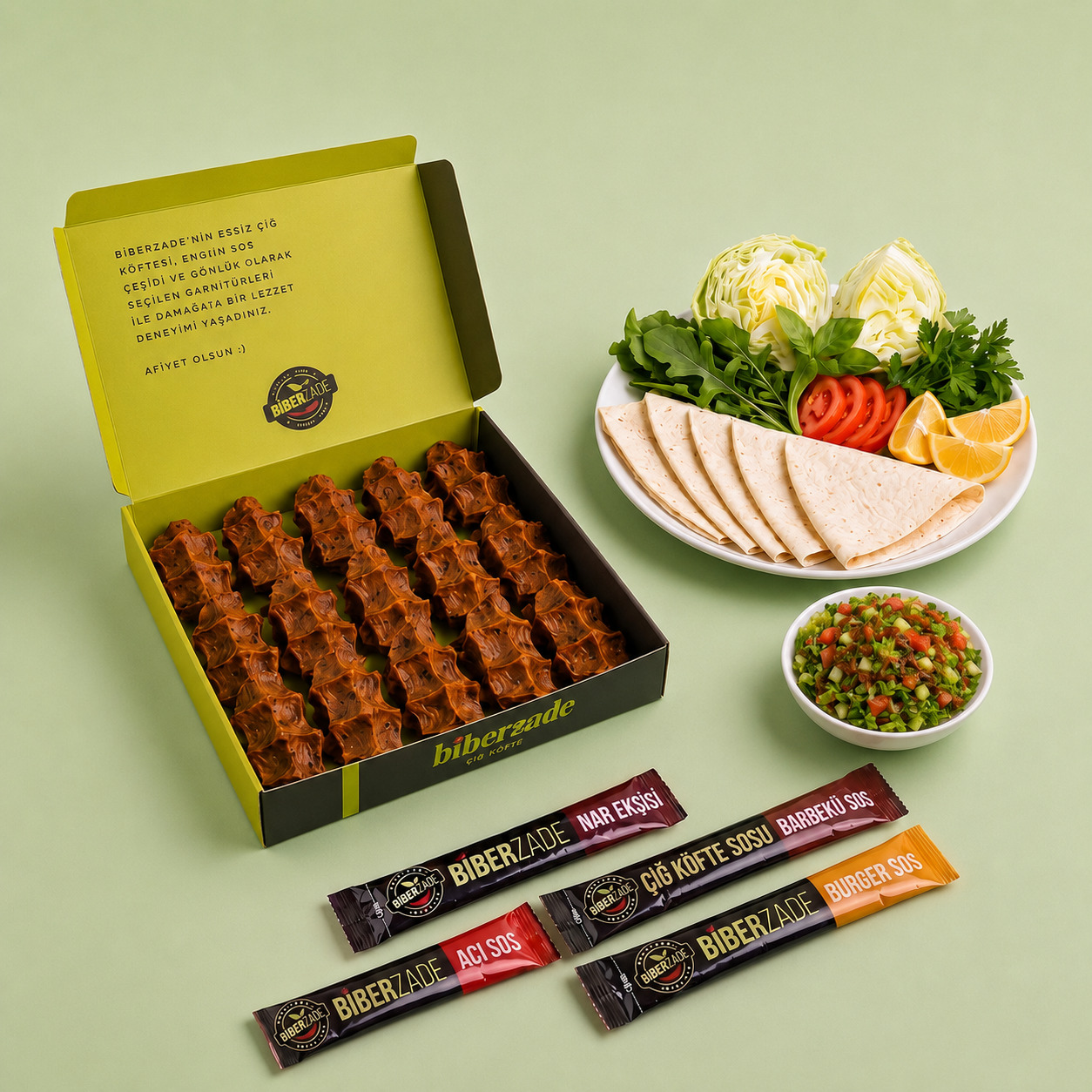 Çiğ Köfte Porsiyon (500 gr.)