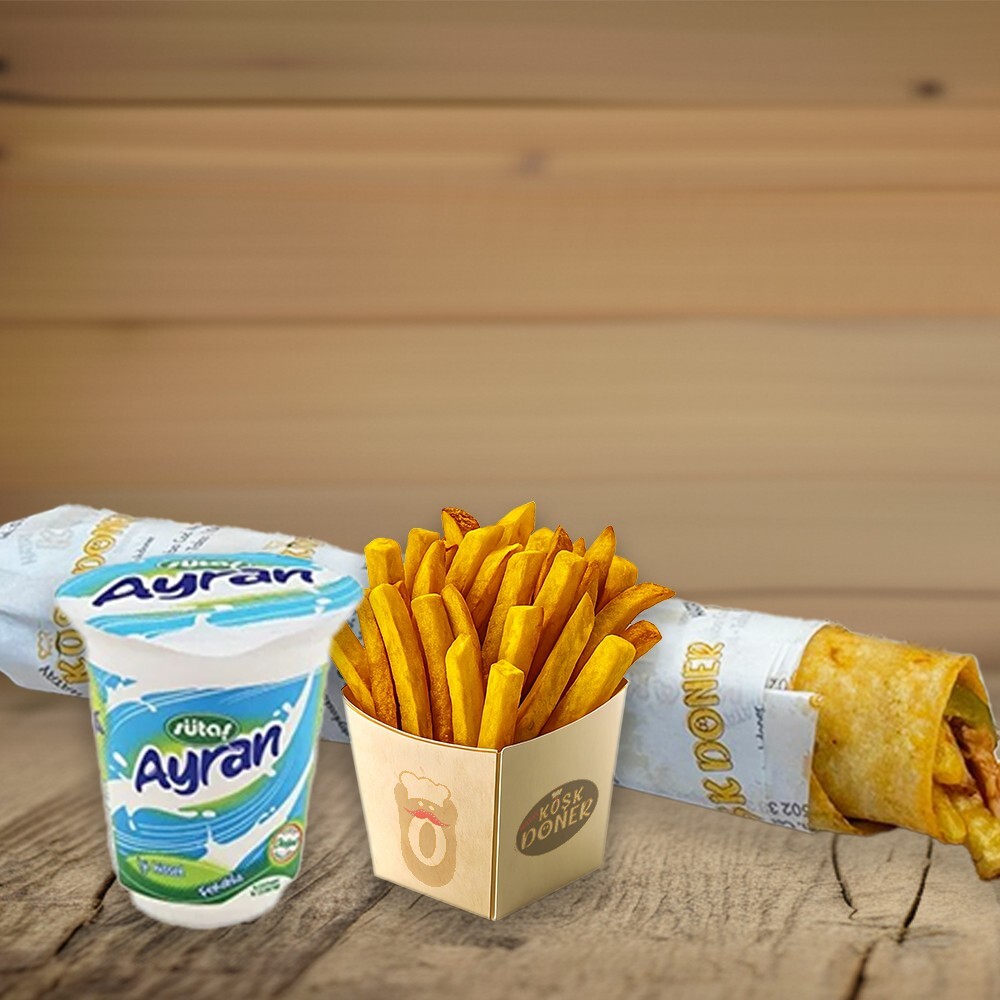 Hatay Usulü SMALL Döner Ayran Menü