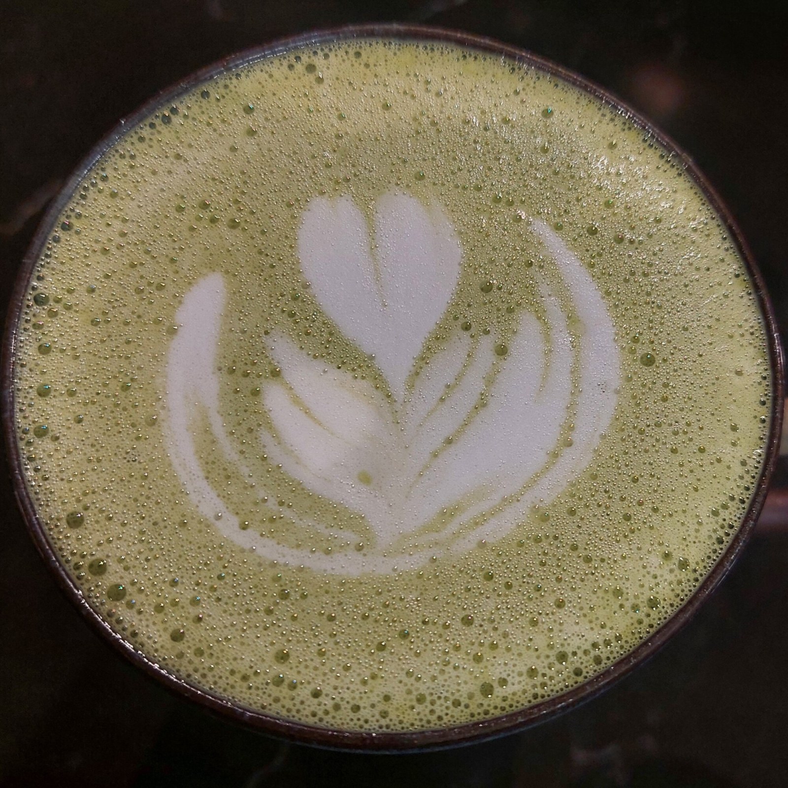 Blue Coconut Matcha Latte (8 oz)